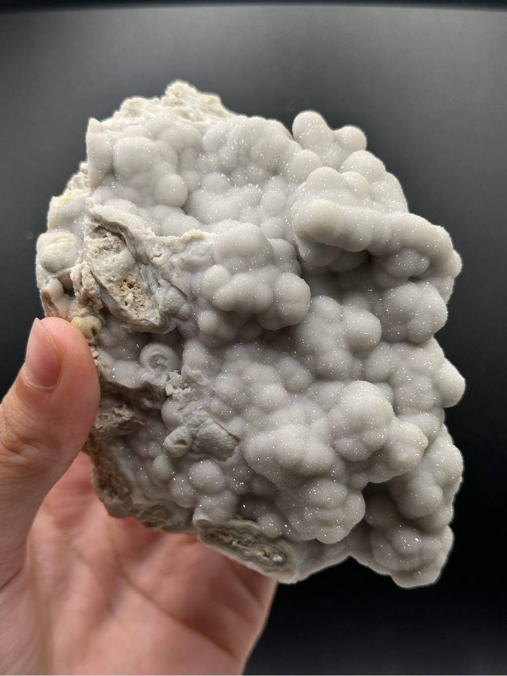 Druzy Agate from Missouri 💎🤍💎 DAM5